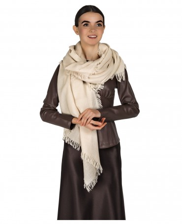 Палантин Унисекс JW100-BERGE/BLANCHE